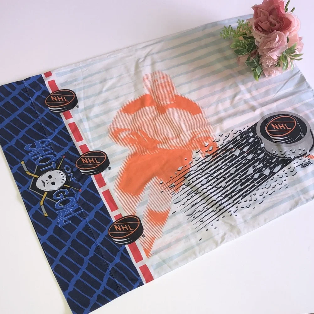 NHL Hockey player pillowcase retro nhl vintage NHL PILLOWCASES VINTAGE Set of 3